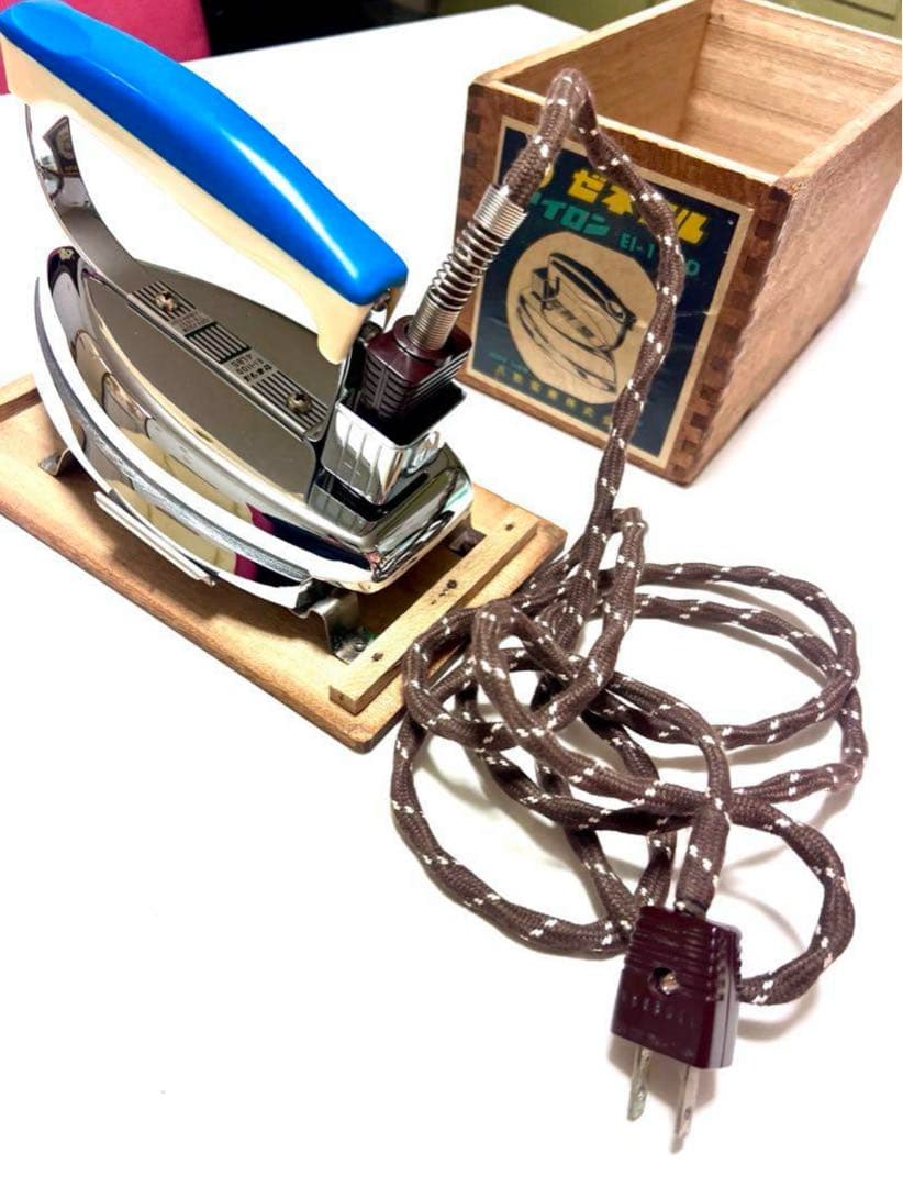 ゼネラル アイロン EI-1100 木箱付き Retrô