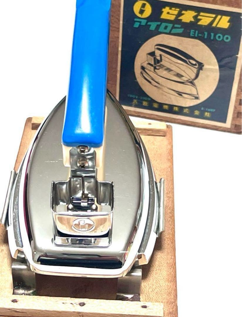 ゼネラル アイロン EI-1100 木箱付き Retrô