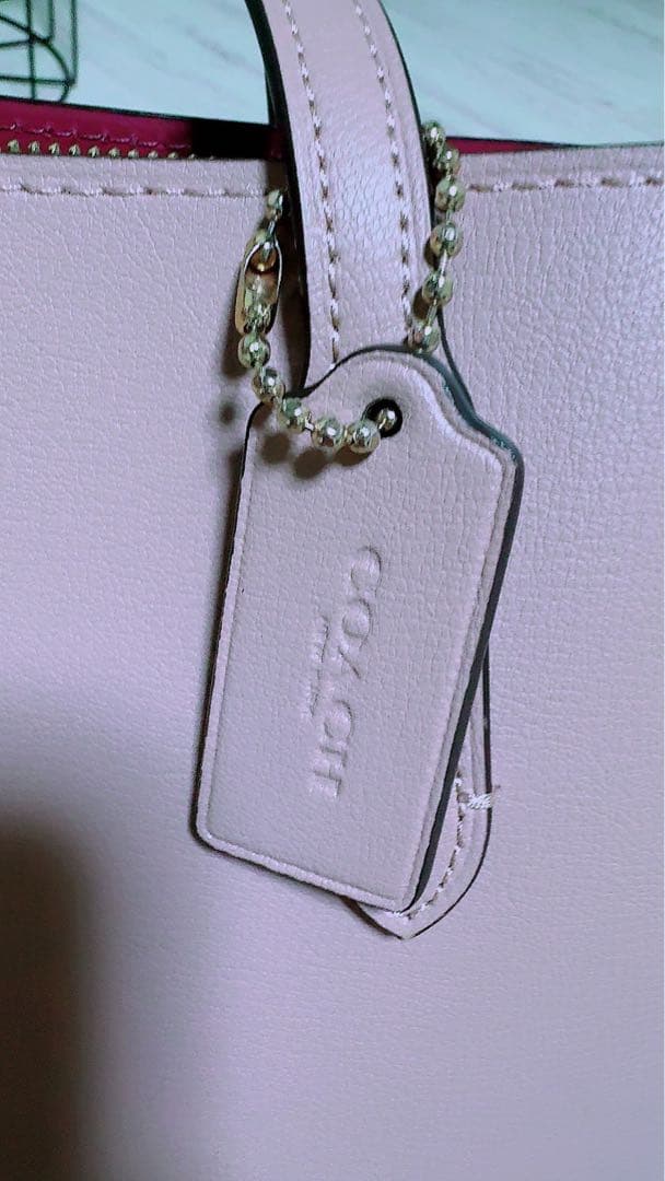 み*い様 COACH ショルダーバッグ ベージュ