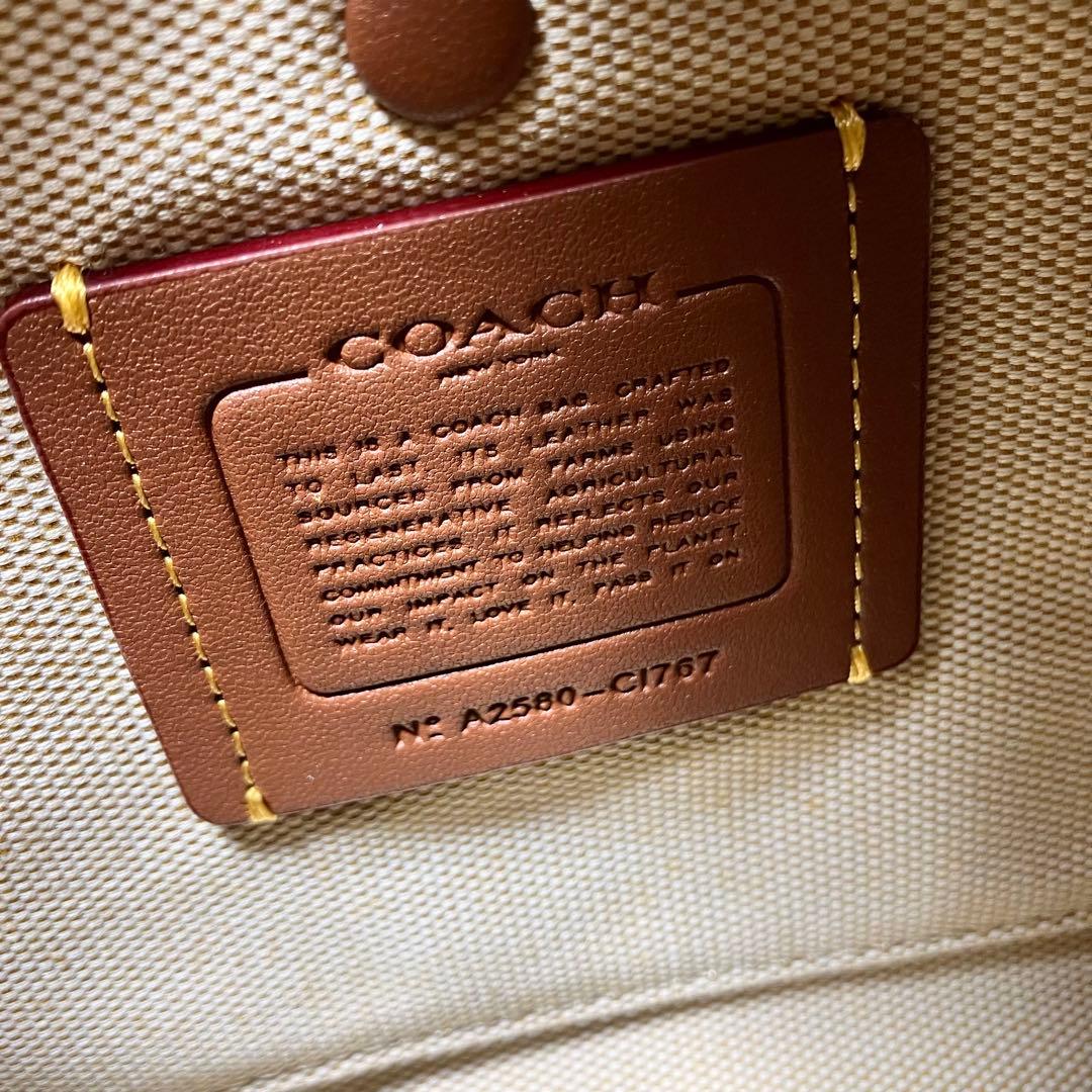 【未使用級】 COACH ローグ25 2way ブラック CI767