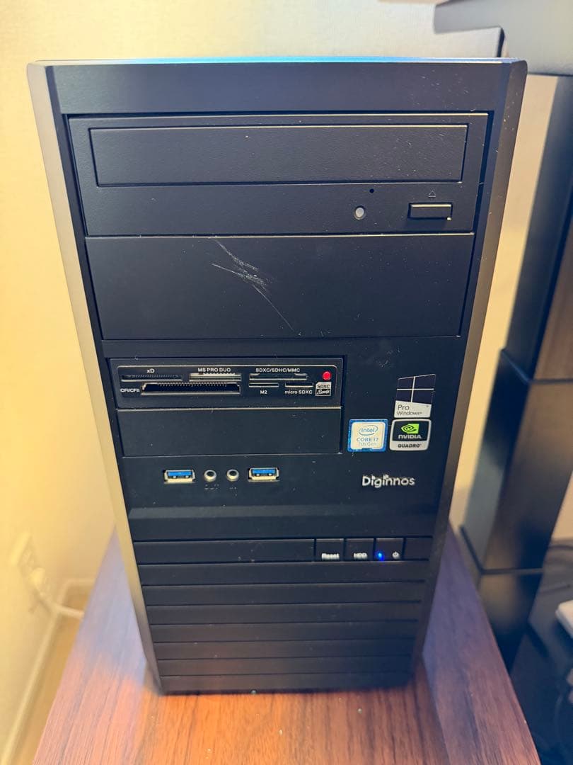 Windowsデスクトップ raytrek LC-M i7-7700K/8GB/Quadro P600