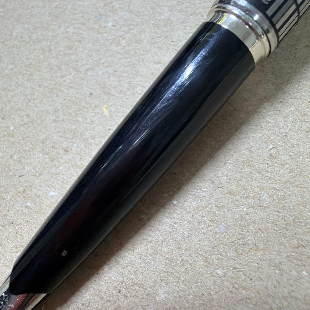 廃盤 パイロット Elite エリート 格子 万年筆 18K 750 M 蝕刻