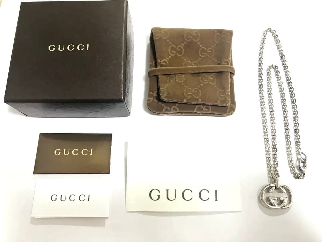 ⭐︎最終値下げ⭐︎[洗浄済]GUCCI GGロゴペンダントネックレス