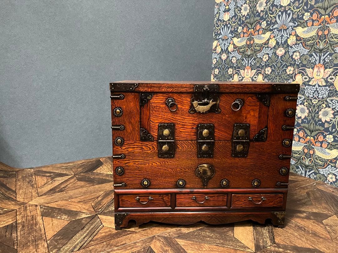李朝家具 民芸箪笥 時代家具 小箪笥 船箪笥 時代物 古美術 昭和レトロ