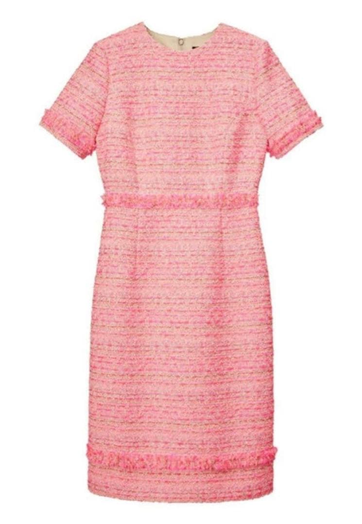 エミリアウィズemiriawiz マリアケントツイードショートスリーブワンピース