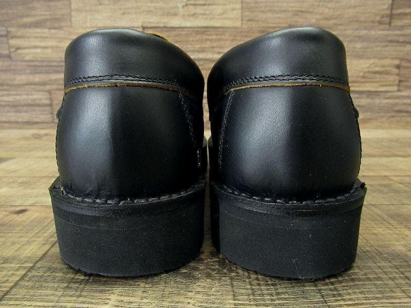 新品 ダナー ブローガン 茶芯 モカシン レザー シューズ 黒 25.5 ③