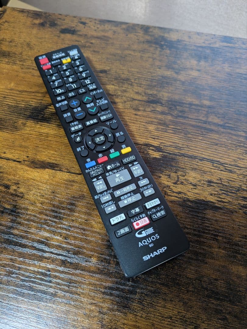 美品 SHARP ブルーレイレコーダー 1TB BD-W1100 2017年製