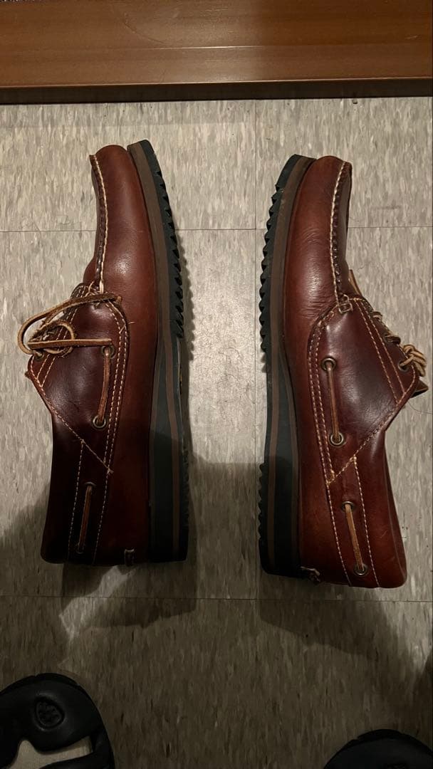 Basil ブラウン モカシン Vibramソール