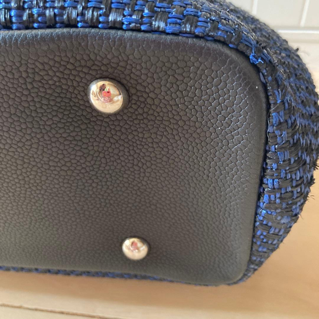 M*✨様 シャネル　ストローバッグ　希少　ネイビー