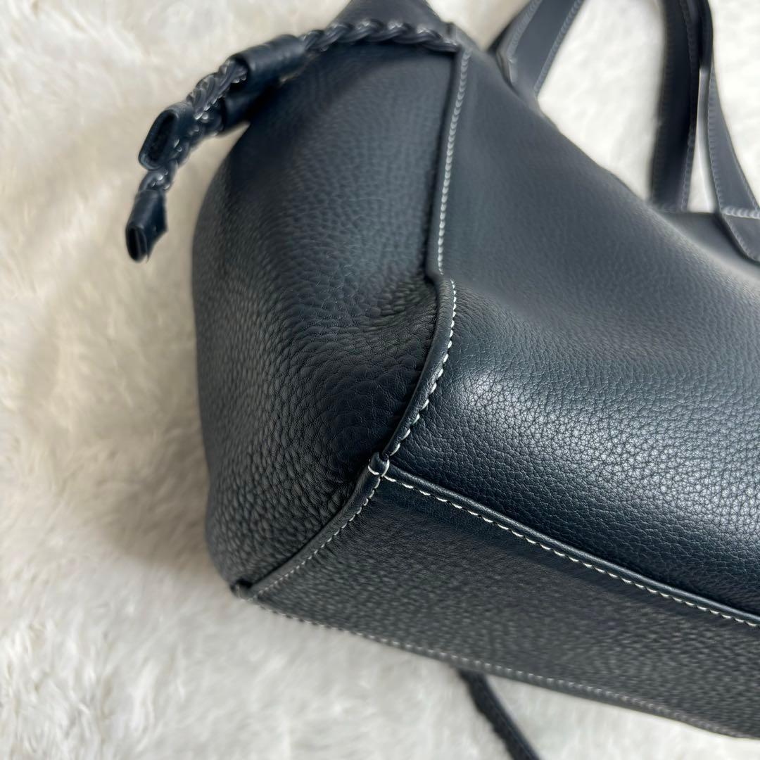 新品同様✨Kitamura キタムラ 2WAY ショルダーバッグ ネイビー