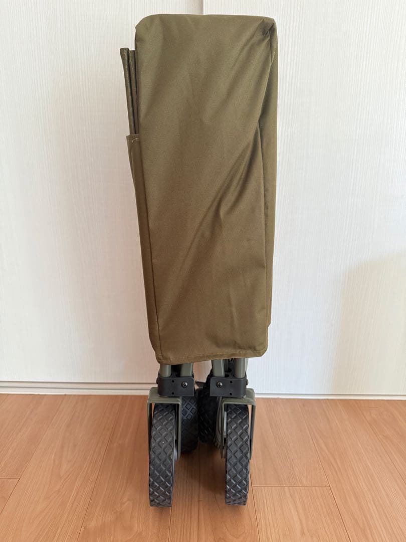 【新品・未使用】Coleman 折りたたみキャリーカート オリーブ