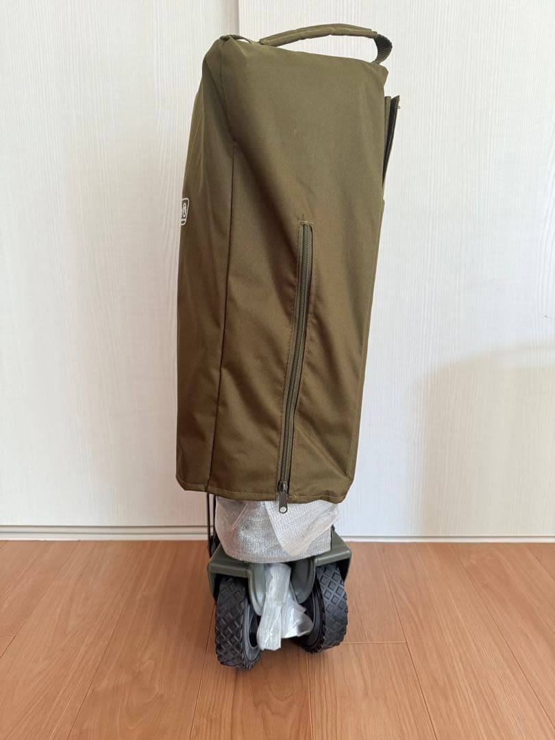 【新品・未使用】Coleman 折りたたみキャリーカート オリーブ