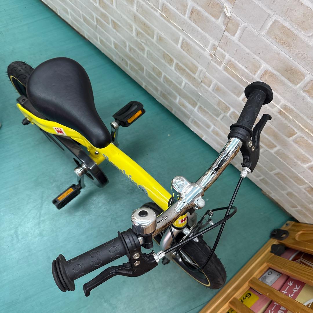 へんしんバイク　黄色　バランスバイク　キックバイク