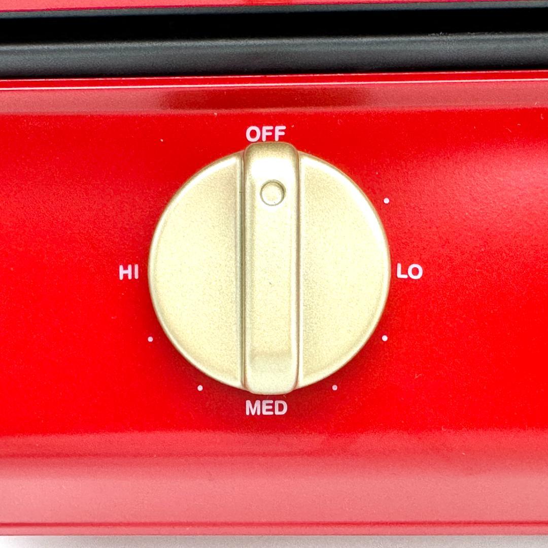 【新品・未使用】BRUNO グリルサンドメーカー ダブル BOE084 レッド