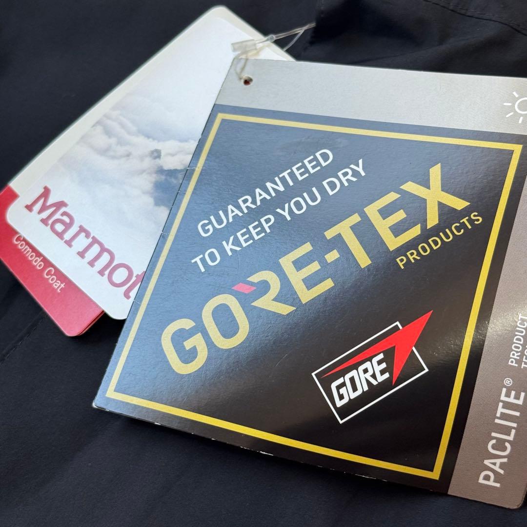 【新品タグ付】Marmot GORE-TEX コモドコートWS ブラック S