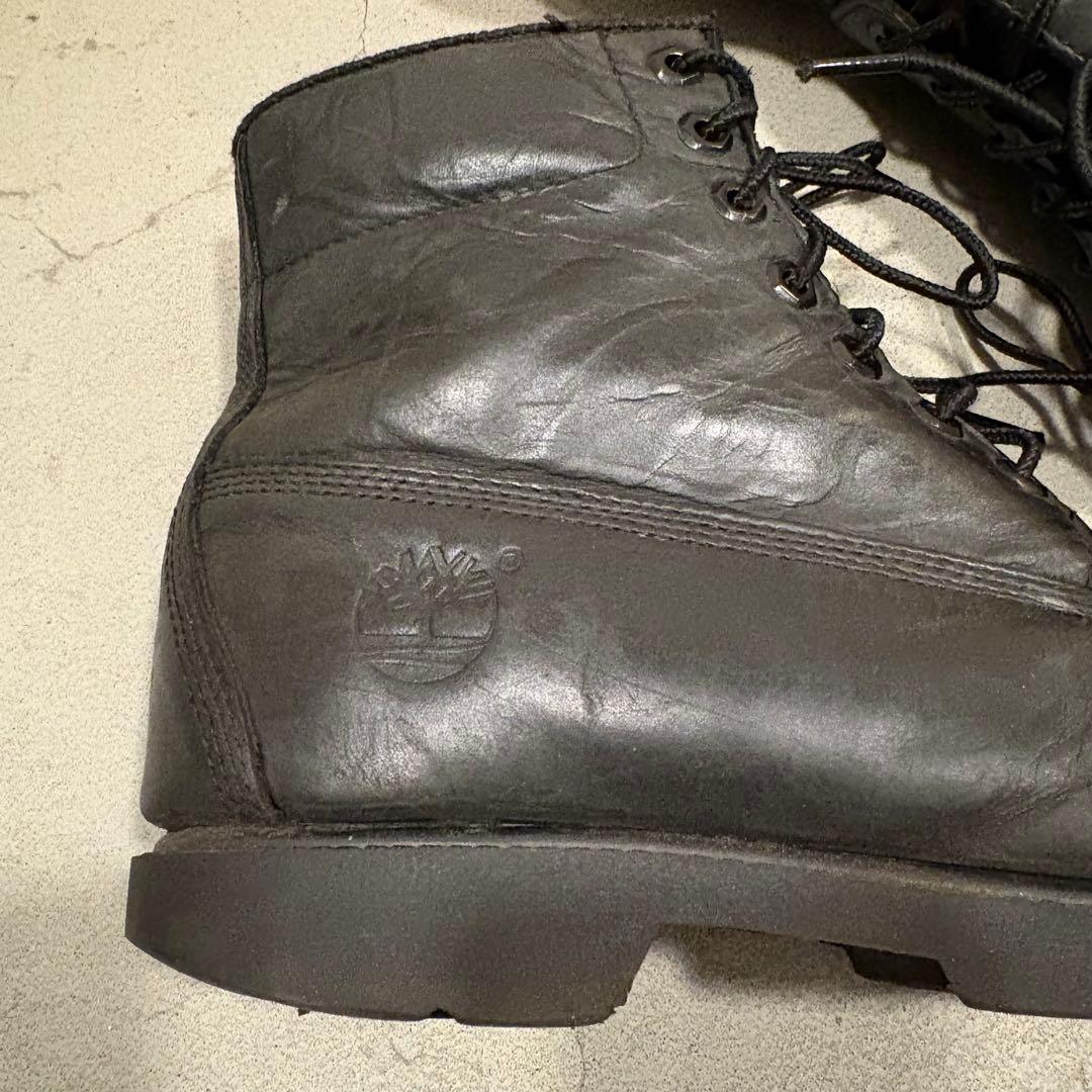 Timberland レザーハイカットブーツ 黒 27〜28cm ビッグサイズ