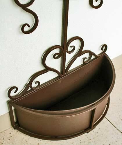 コーナー アンブレラスタンド 傘立て アイアン 半月型 CIE-45