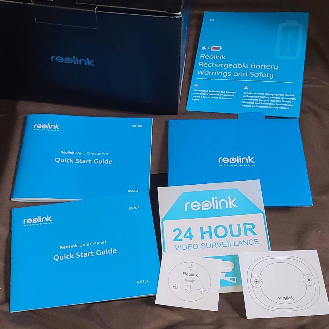 防犯カメラ Reolink Argus 2, Solar Panel セット