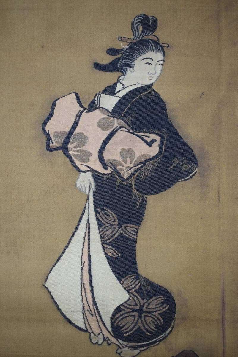 作者不詳/左甚五郎/京人形/刺繍/掛軸☆宝船☆Y-416　JM