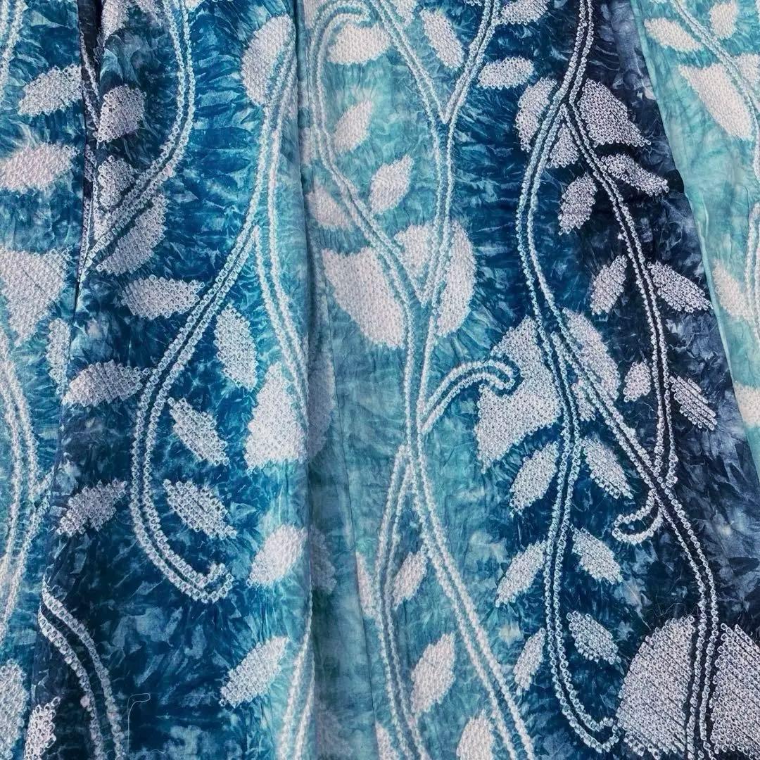 ローラ やまと誂　有松絞り　浴衣　高級浴衣　しつけ付　No.-a100