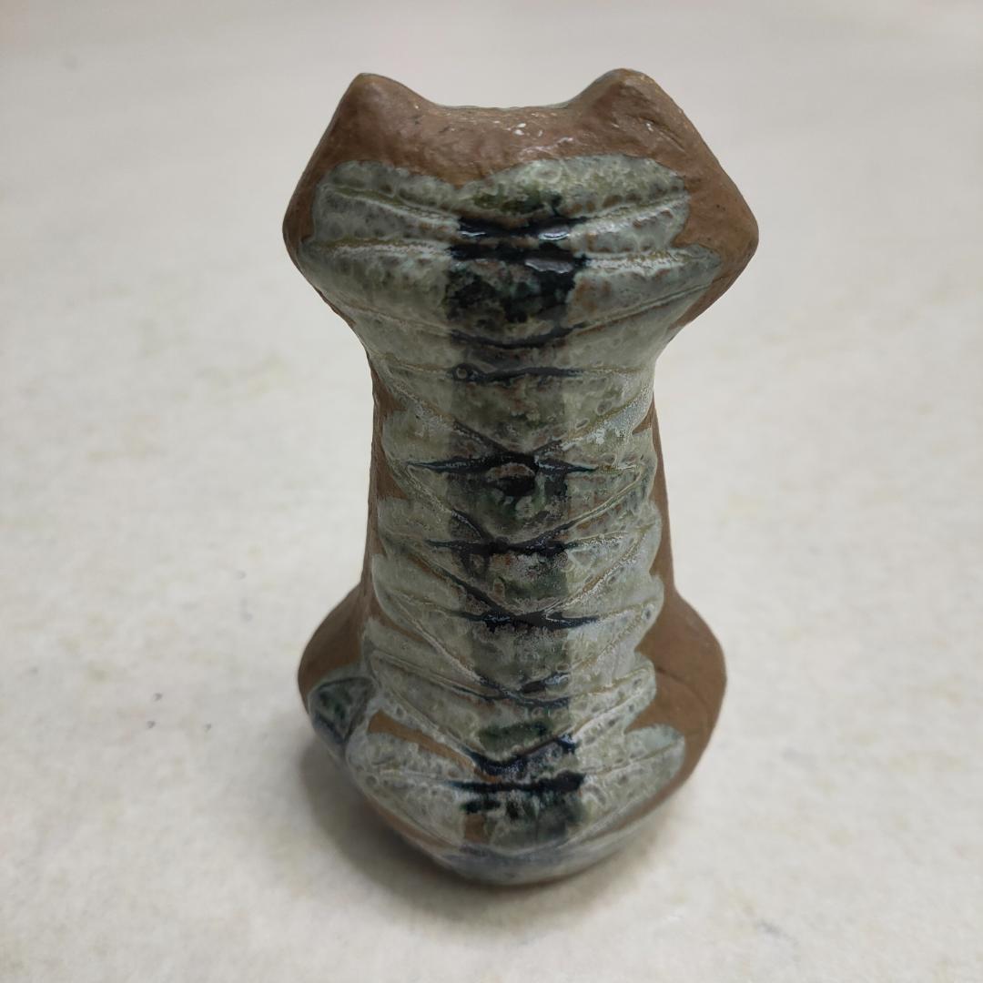 リサラーソン お座りした猫　工芸品　置物　Lilla Zoo 猫 ヴィンテージ