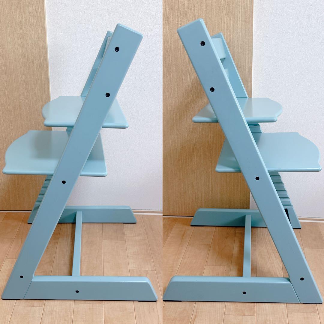 廃盤色 STOKKE ストッケ トリップトラップ シリアル6 アクアブルー