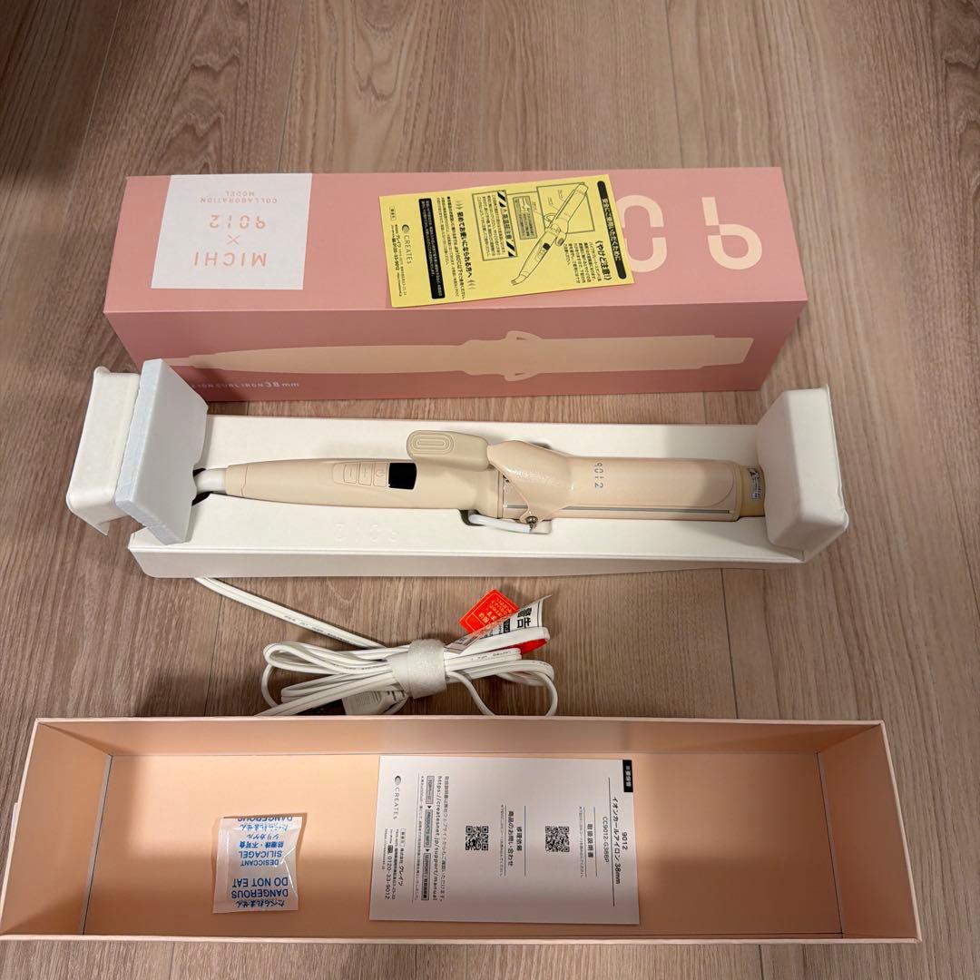 クレイツ9012イオンカールアイロン38mm