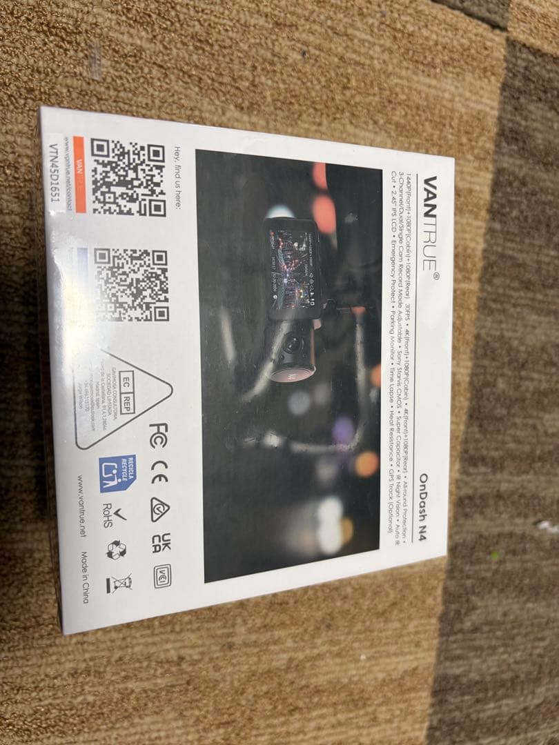 VANTRUE ONDASH N4 3カメラ ドライブレコーダー