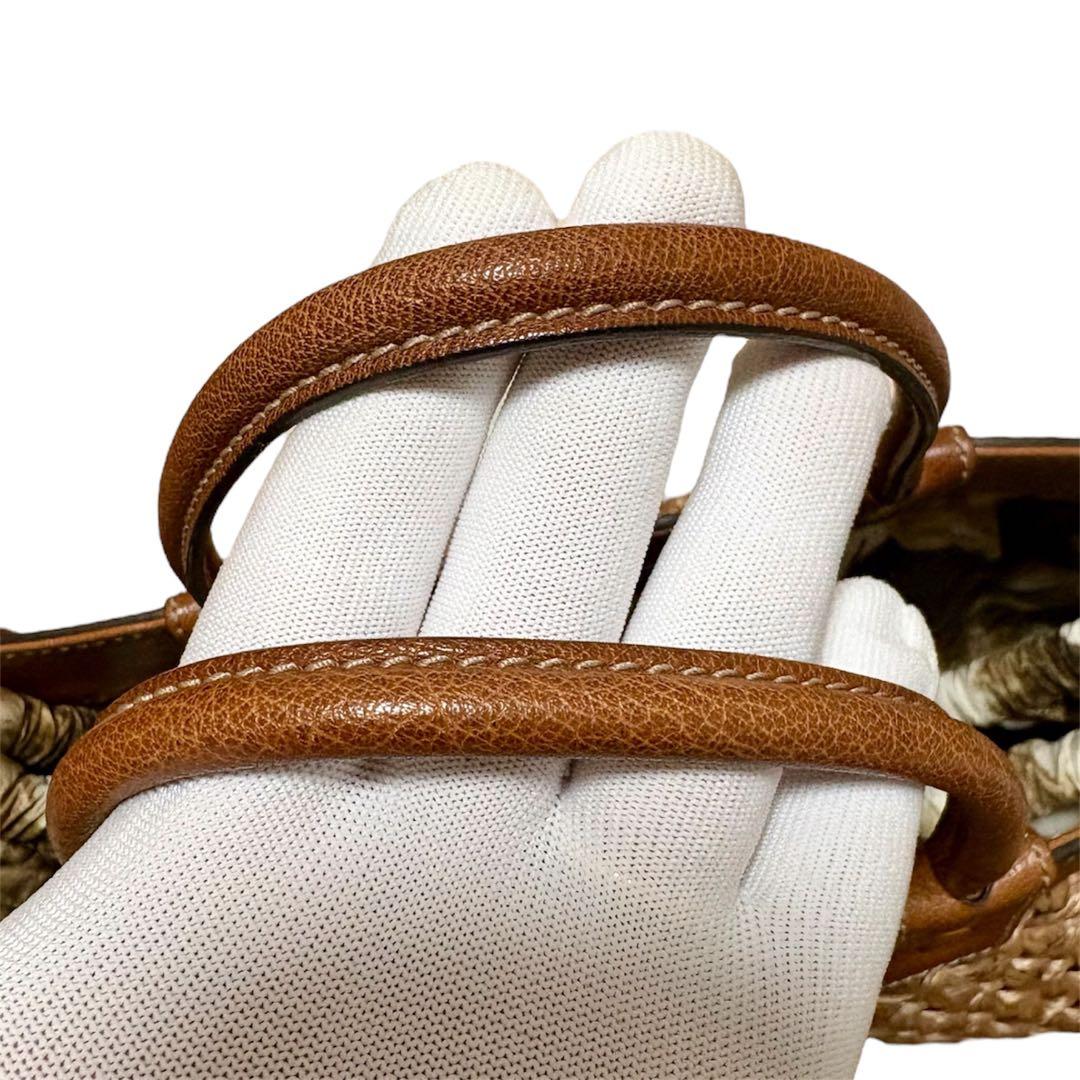 DOLCE＆GABBANA ドルチェアンドガッバーナ ラフィア かご トート