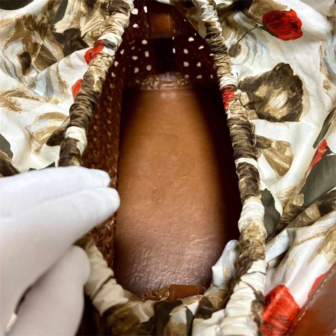 DOLCE＆GABBANA ドルチェアンドガッバーナ ラフィア かご トート