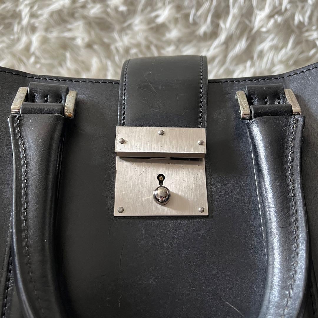 万双 マンソウ　ショルダーバッグ　ブライドル　2way ブリーフケース 黒