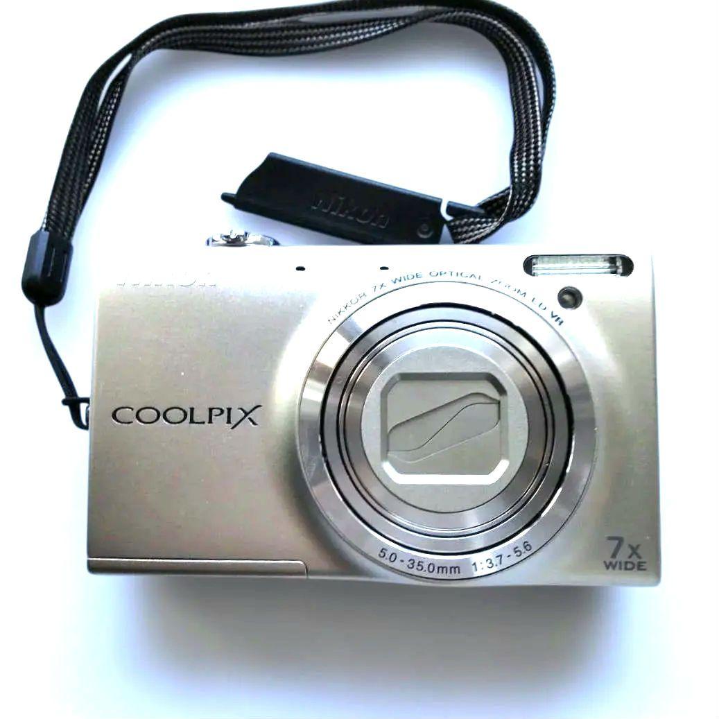 Nikon COOLPIX S6100 シャンパンシルバー(箱、付属品あり)