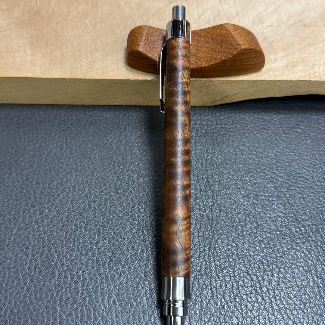 196ハワイアンコアカーリー　木製シャーペン　濃色　最強低重心R ステンレス