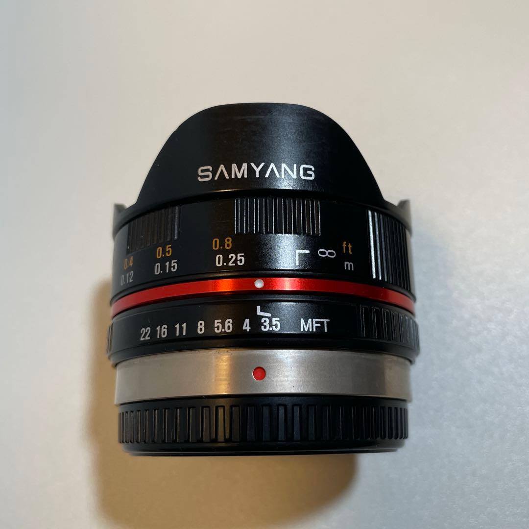 レンズ(単焦点) Samyang 7.5mmF3.5 fish-eye MFT