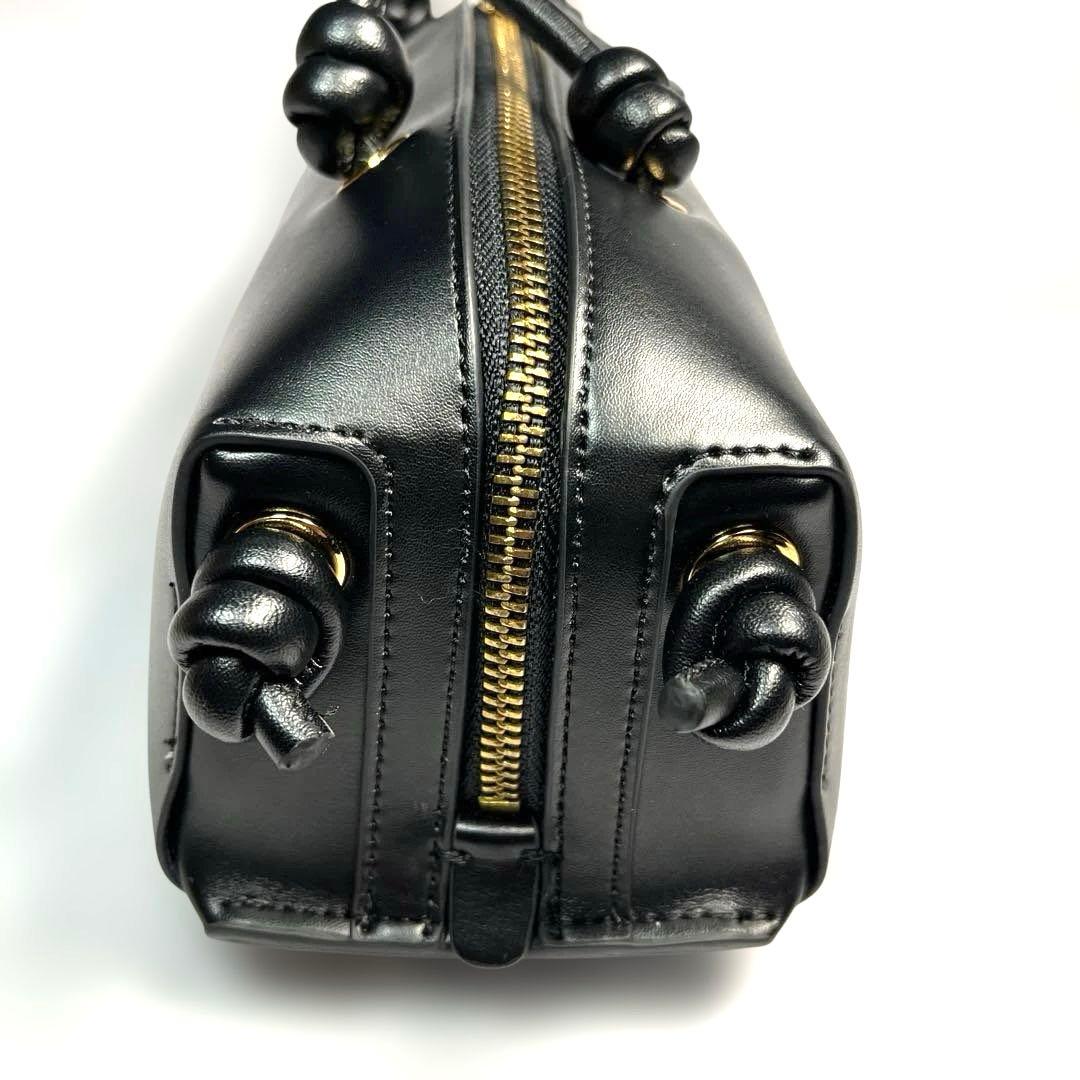 ROPE ロペ　ショルダーバッグ　ハンドバッグ　肩掛け　ブラック　レザー