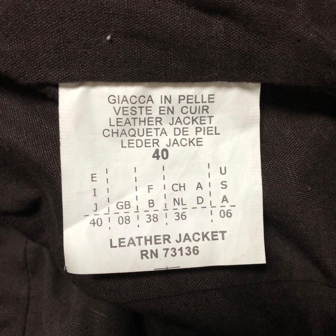 未使用タグ付✨マックスアンドコー【40】シングル ライダース ヴィンテージ