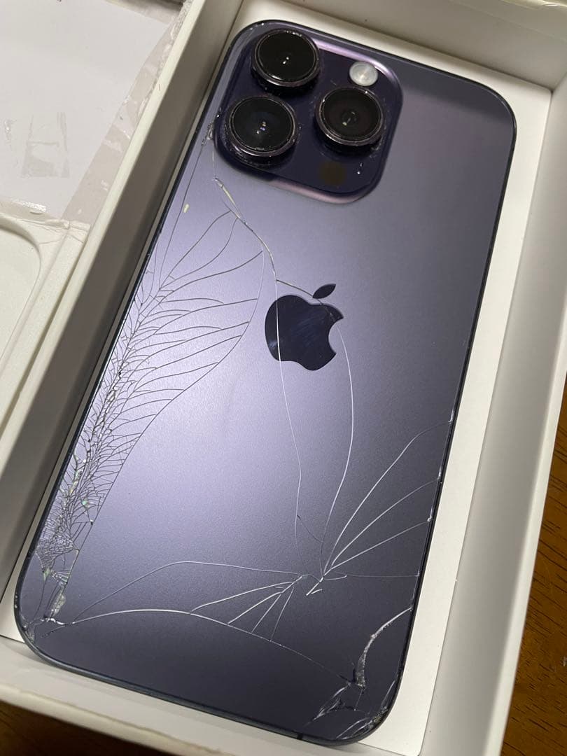 【機能不良なし】IPhone14Pro★256GB★ ディープパープル