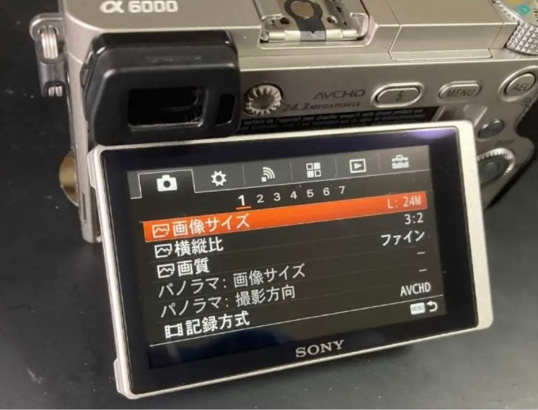SONY ILCE−6000 16-50mmレンズキット＋別売ACC-FWCA付