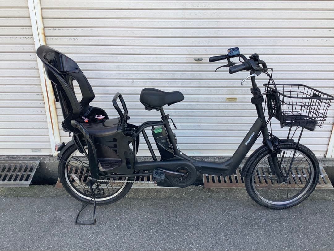 パナソニック新機種電動アシスト自転車gyuttoアニーズ20インチブラックボディ