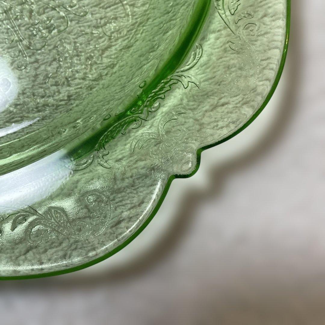 ビンテージ　フェデラル(検)　3コンパートメント　デプレッショングラス ２