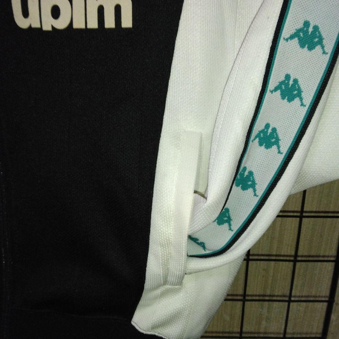 90/91”イタリア製Kappa社のユベ トスジャケットUK/ Mサイズ 黒白