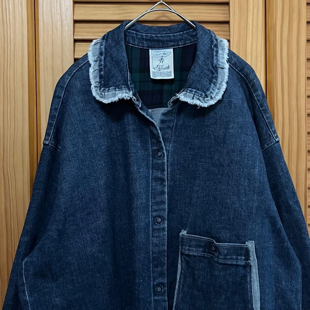 D-due デ・ドゥエ デニムブラウス　size40 ※状態訳あり