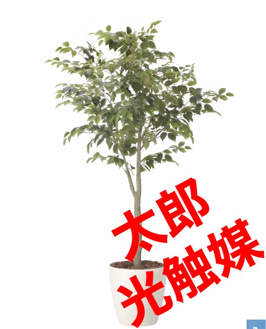光触媒　人工観葉植物　ウォールグリーン　フェイクグリーン　フィカスツリー1.85