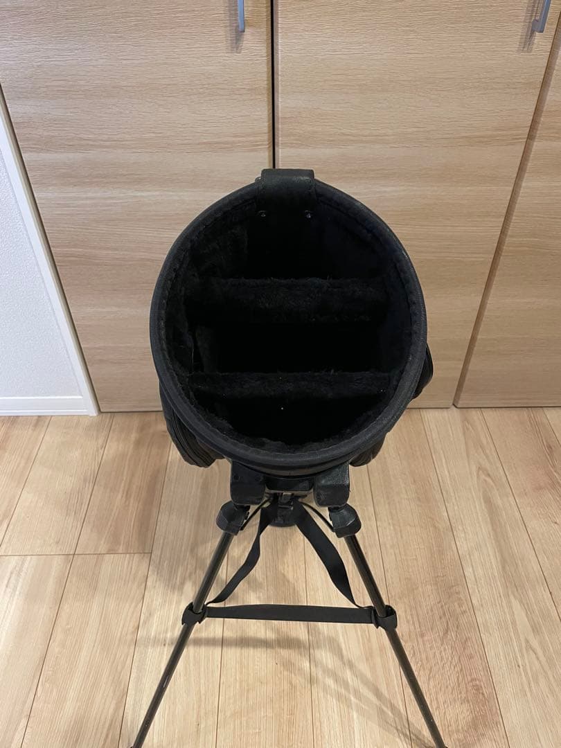 【美品】バーニーズニューヨーク　ブラック キャディバッグ　ブラック