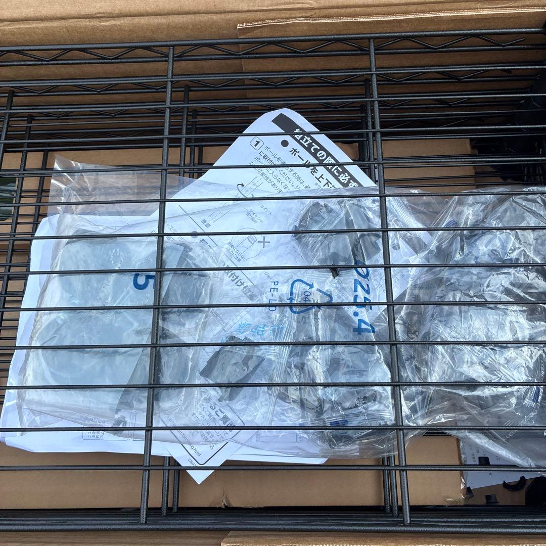 ドウシシャ ルミナス ノワール ラック 5段 幅110 奥行40 キャスター付き