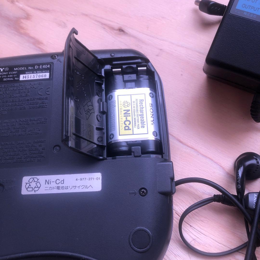 SONY CDwalkman D-E404 動作品