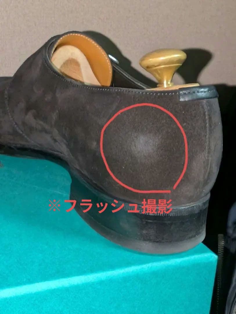 msek様用　エドワードグリーン　シングルモンク　ブラックスエード 6TROON