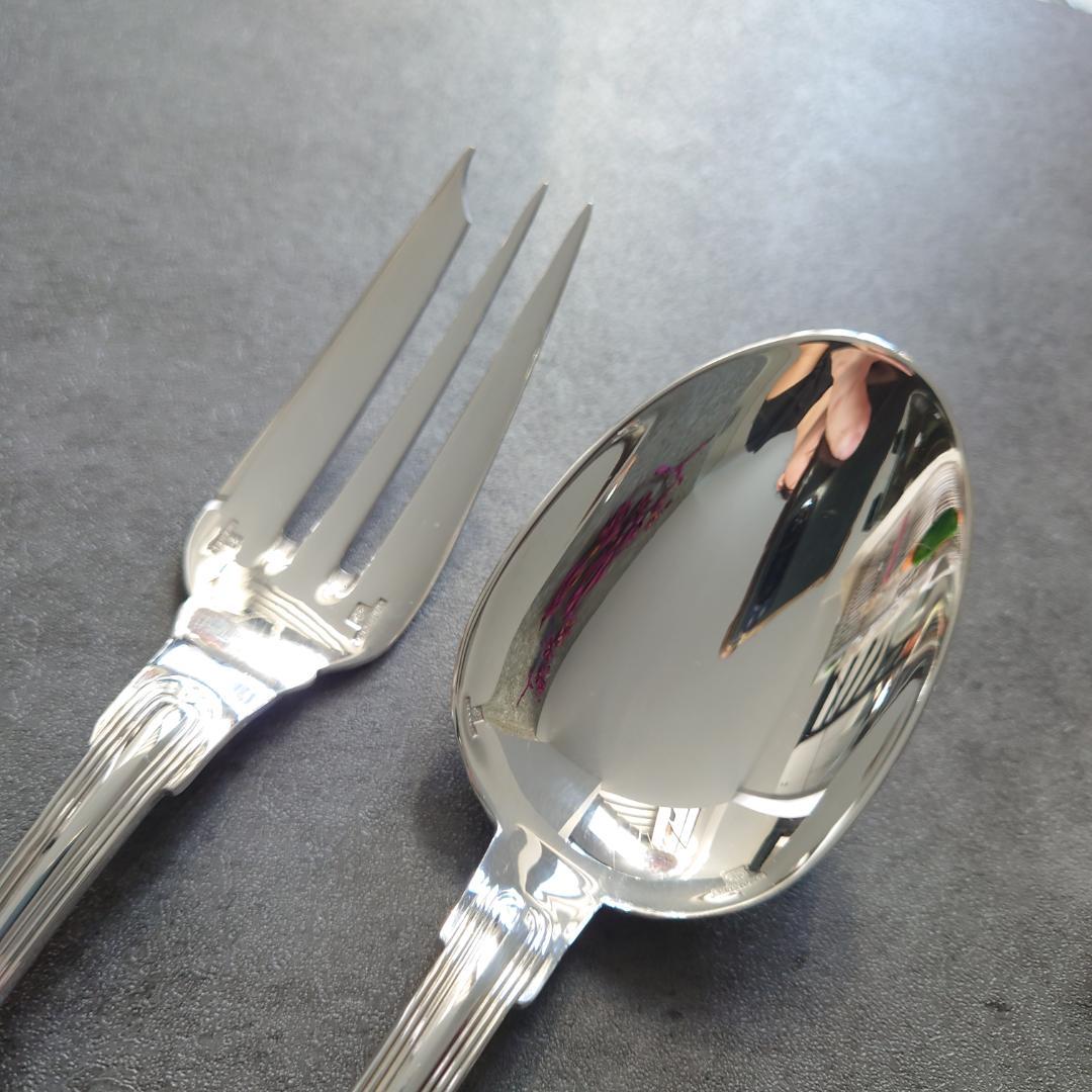 格安 美品 クリストフル ポートロイヤル サービングセット 5点