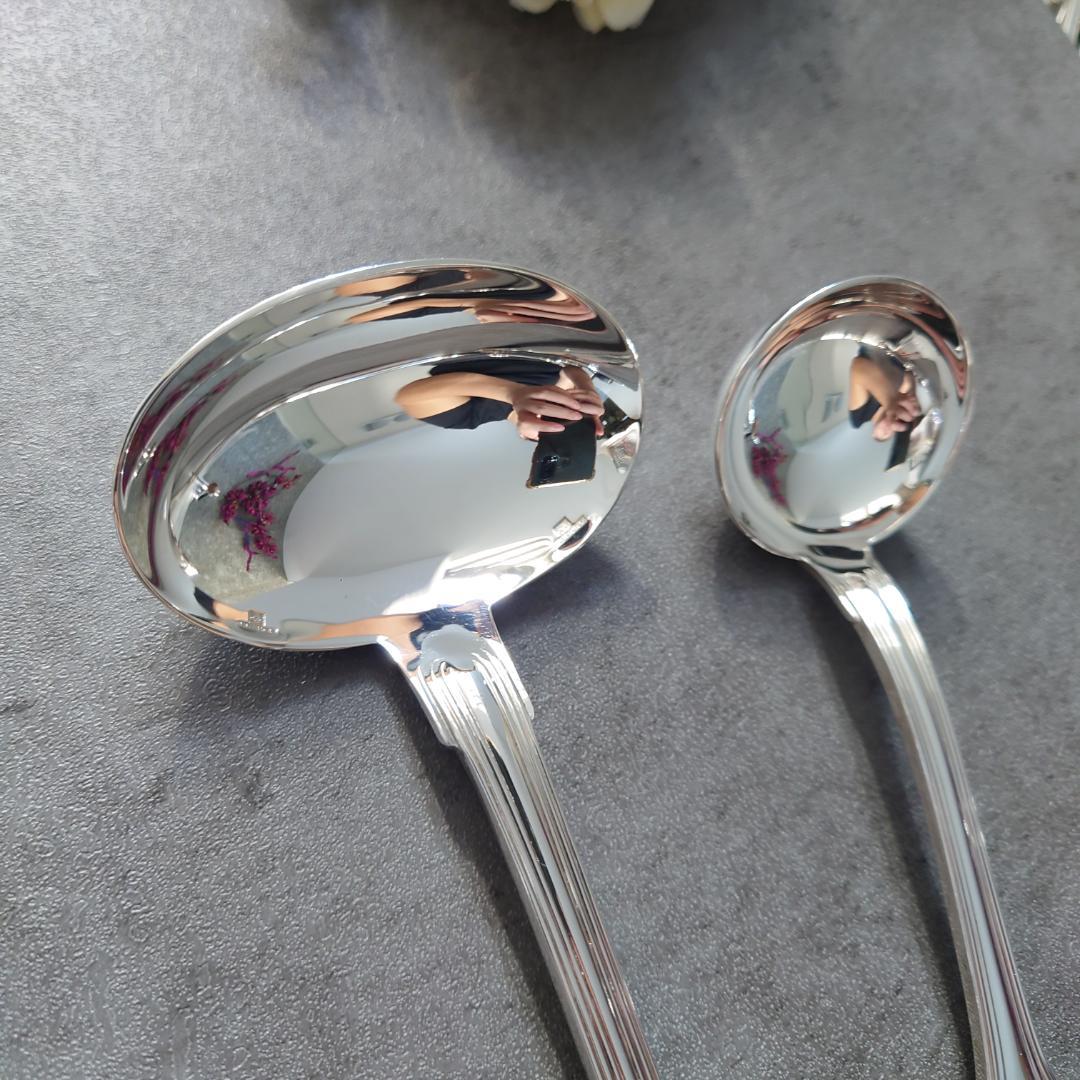 格安 美品 クリストフル ポートロイヤル サービングセット 5点