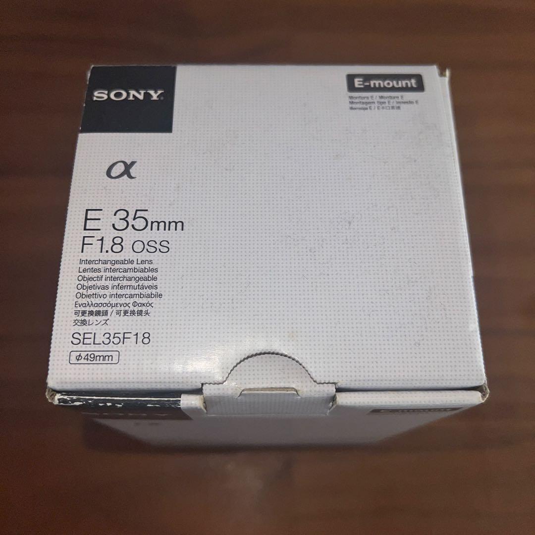 SONY α SEL35F18 単焦点レンズ　E1.8/35